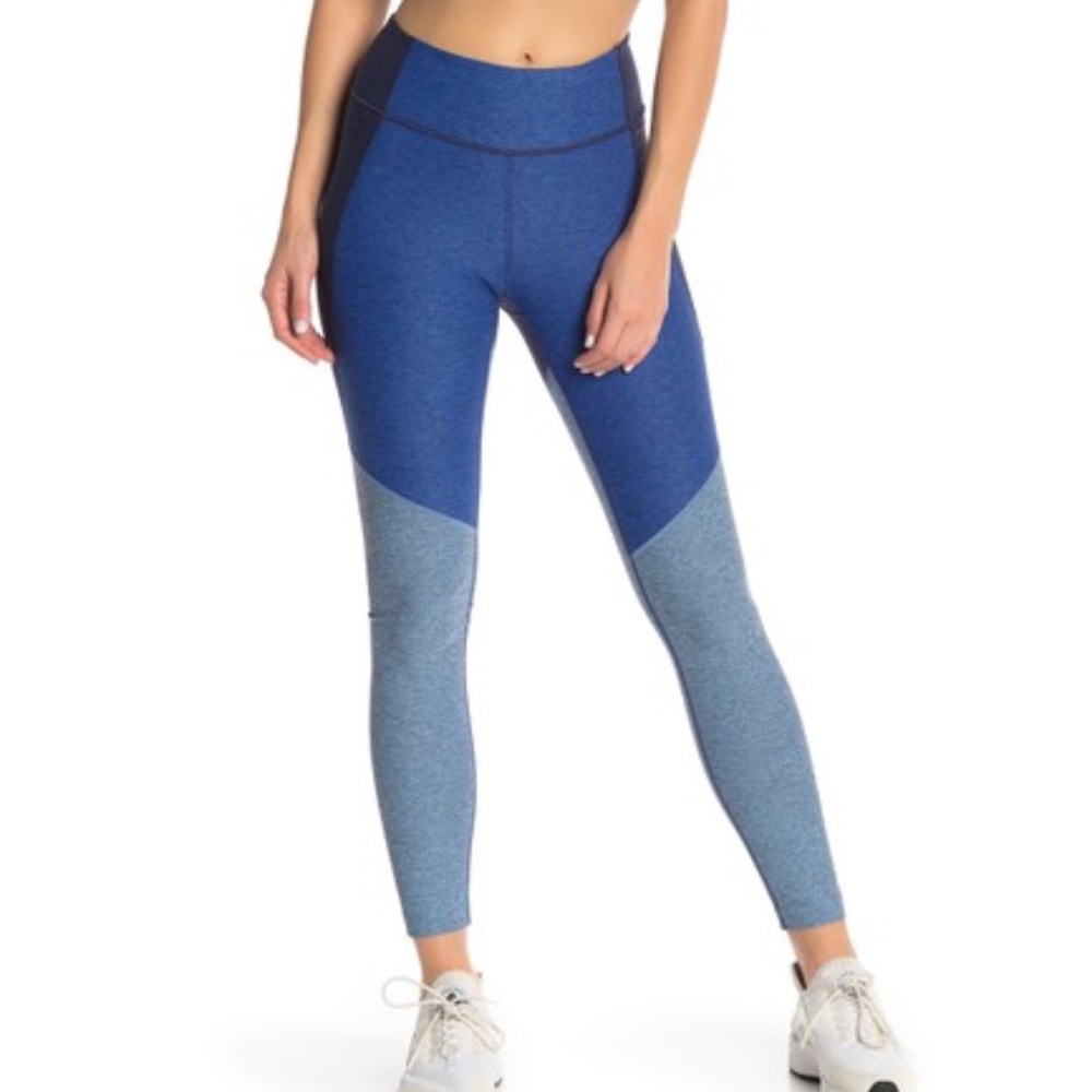 ✨HP✨ Outdoor Voices Blue 7/8 3 Tone Leggings Size Small